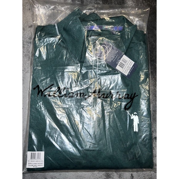 2XL WILLIAM MURRAY GOLF CHIP SHOT PULLOVER HEATHER EMERALD